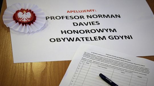 Norman Davies honorowym obywatelem Gdyni? Ruszyła zbiórka podpisów