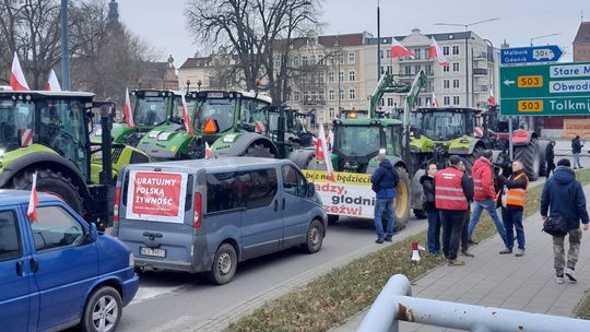 protest rolników, Elbląg 2024