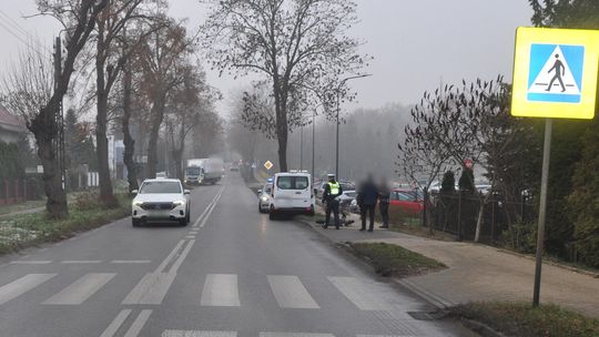 Pruszcz Gdański: 13-latek na hulajnodze elektrycznej potrącony na pasach