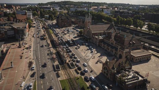 Gdańsk, dworzec Gdańsk Główny, przejście naziemne Gdańsk