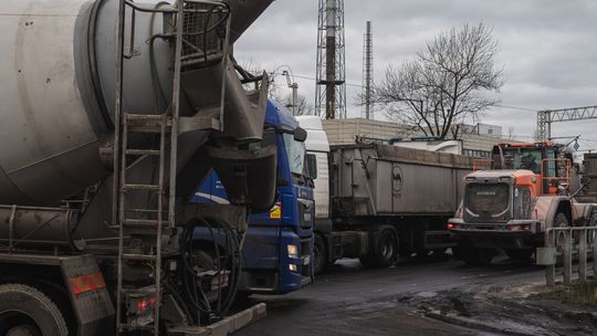 korki po węgiel na trasach dojazdowych do Portu Gdańsk
