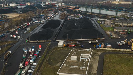 przeładunek węgla w Porcie Gdańsk