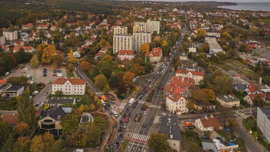 remont al. Niepodległości w Sopocie, korki