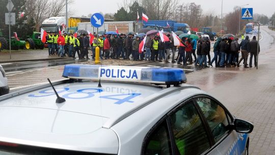 protest rolników w Chojnicach, 2024