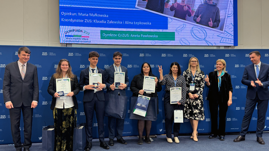 Rozbili bank! Uczniowie z Gdyni najlepsi w Polsce w olimpiadzie ZUS