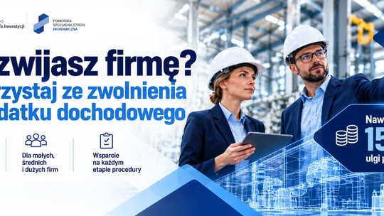 Rozwijasz firmę? Nie przegap możliwości zwolnienia z podatku