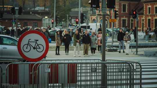 przejście dla pieszych, dworzec PKP Gdańsk Główny