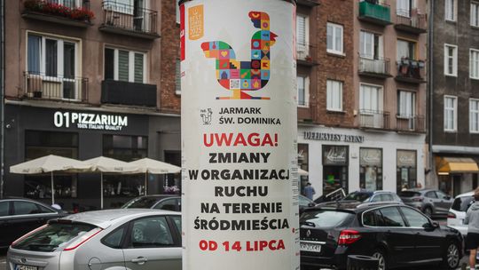 Jarmark Świętego Dominika 2025 w Gdańsku, budowa