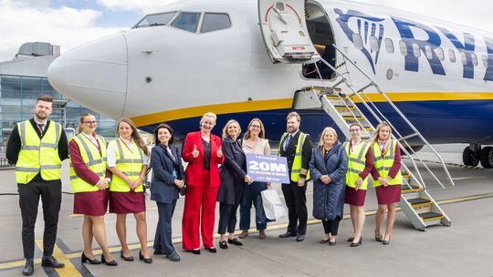powitanie 20-milionowego pasażera Ryanair, Gdańsk