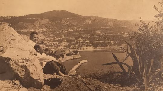 Leon Mroczkiewicz i Tadeusz Perkitny na Lazurowym Wybrzeżu