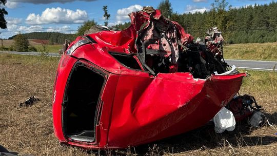 śmiertelny wypadek pod Czarną Dąbrówką