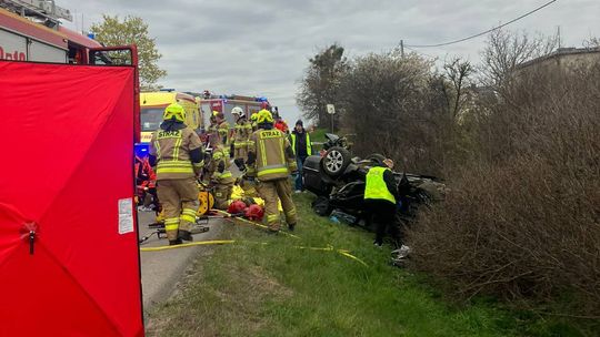 wypadek w Subkowach Wybudowaniu Pierwszym