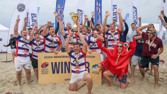 Prestiżowy debiut Sopotu w europejskim cyklu beach rugby