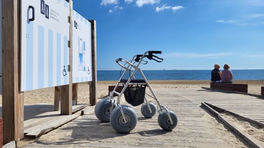 Sopot dołącza do projektu “Plaża Bez Barier”. Nowe udogodnienia wjeżdżają na plażę
