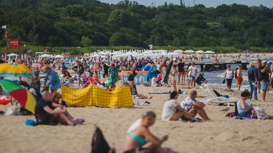 plaża w Sopocie