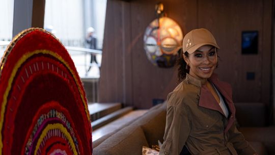 Omenaa Mensah, wodowanie superjachtu Art Cat Asante, Sunreef Yachts, Gdańsk 2026