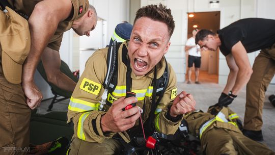 Pomorski Bieg Strażaków na 34. piętro Olivia Star