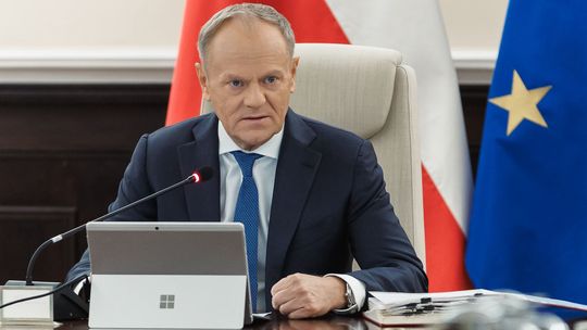 premier Donald Tusk na posiedzeniu Rady Ministrów