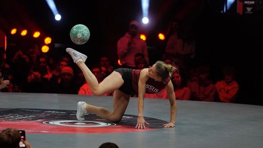 Mistrzostwa Świata we Freestyle Football w Ergo Arenie. Srebro dla Agnieszki Mnich! Agnieszka Mnich, Mistrzostwa Świata we Freestyle Football, Sopot 2025