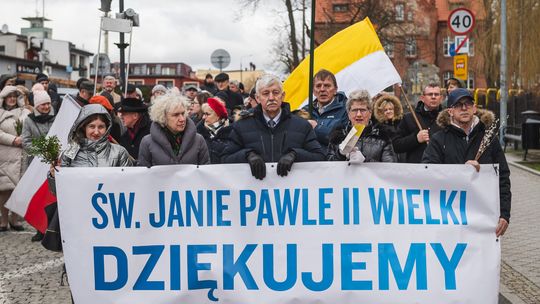 Szli w obronie papieża Jana Pawła II