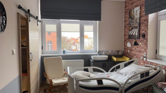 Porodówka w Malborku jak mieszkanie premium albo pokój hotelowy!