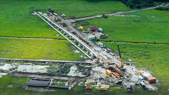 budowa lądowej części terminalu FSRU