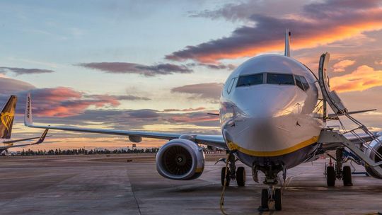 samolot, Ryanair, zdjęcie ilustracyjne