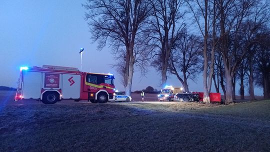 wypadek w Żelistrzewie w pow. puckim, straż pożarna w Żelistrzewie