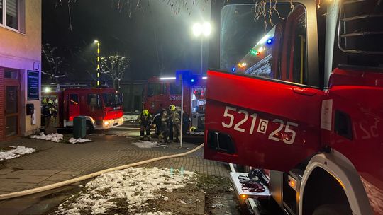 pożar domu jednorodzinnego w Starogardzie Gdańskim, 24 listopada 2022 r. | źródło zdj. PSP Starogard Gdański