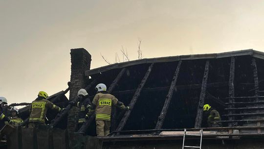 Tragiczny pożar ośrodka w Smażynie. Jedna osoba nie żyje