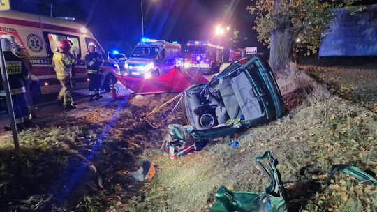Tragiczny wypadek na drodze 91 w Lignowach Szlacheckich, jedna osoba nie żyje
