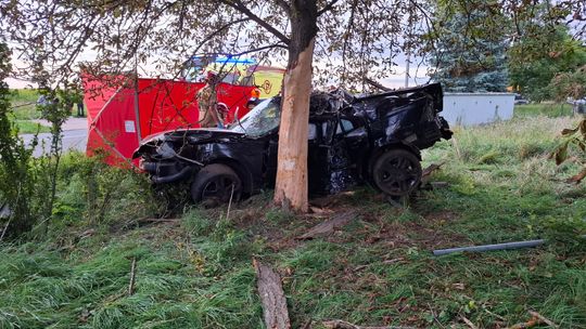 Tragiczny wypadek w Oborach koło Kwidzyna. Nie żyje 37-letni mężczyzna