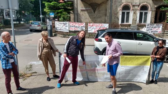 protesty na ul. Bohaterów Getta Warszawskiego, Gdańsk