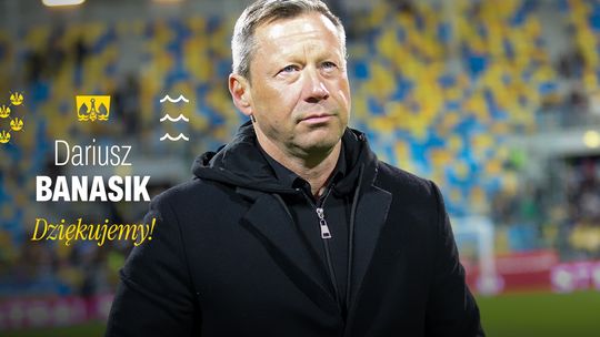 Trener Dariusz Banasik odchodzi z Arki Gdynia Trener Dariusz Banasik odchodzi z Arki Gdynia