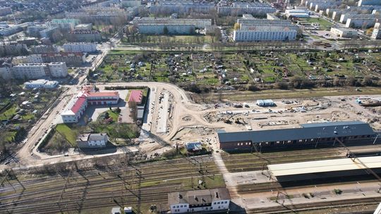 Trwa budowa węzła transportowego w Słupsku. Nowy dworzec ma być gotowy w tym roku