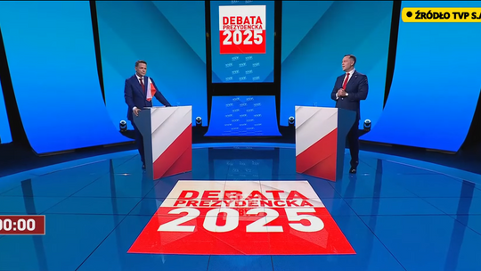 Trzaskowski kontra Nawrocki. Tak wyglądała debata kandydatów przed drugą turą