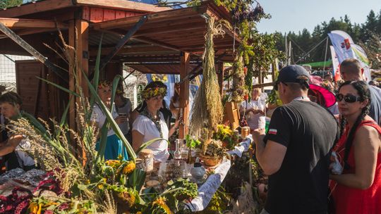 Upalnie i ciekawie na Pomorskim Święcie Plonów w Szemudzie