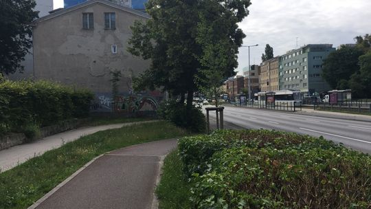 Gdańsk. Uwaga na ścieżce rowerowej przy al. Grunwaldzkiej
