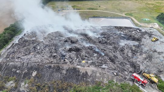 pożar zakładu zagospodarowania odpadów, Chlewnica