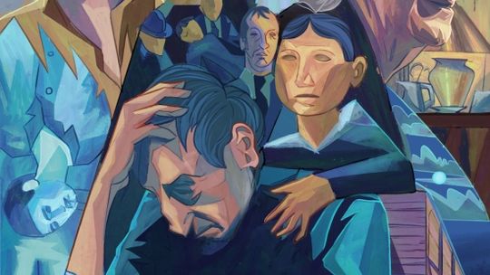 zwycięski projekt muralu Festiwalu Kultury Ocalonej 2026 autorstwa Marcina Czai