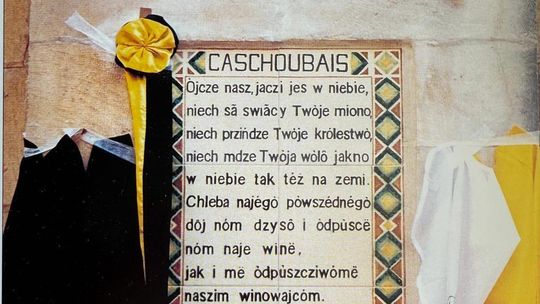 tablica z kaszubskim tekstem „Ojcze nasz” w Jerozolimie