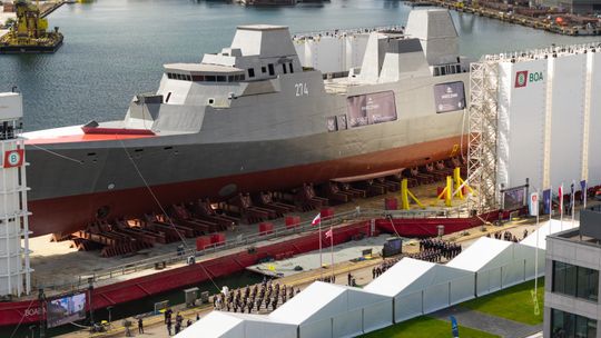 ORP Wicher, chrzest, PGZ Stocznia Wojenna, Gdynia 2026