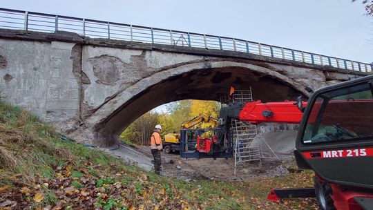 Wiadukt w Dzierzgoniu w remoncie. Po naprawie pojadą tędy ciężarówki