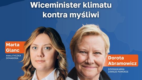 wiceminister kontra myślwi, podcast, plakat