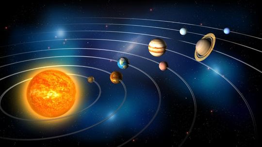 Układ Słoneczny, planety, zdjęcie ilustracyjne