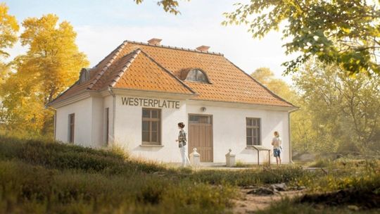 wizualizacja budynku zawiadowcy stacji