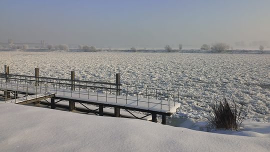 zamarznięta Wisła, Tczew 2026