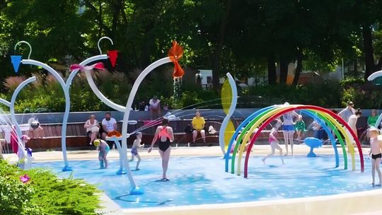 wodny plac zabaw w Tczewie, wizualizacja