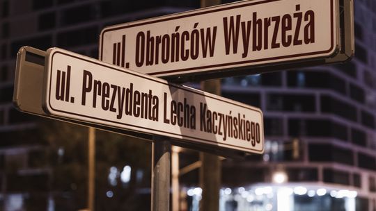 Wraca sprawa ulicy Lecha Kaczyńskiego w Gdańsku. Radni KO chcą zmiany nazwy