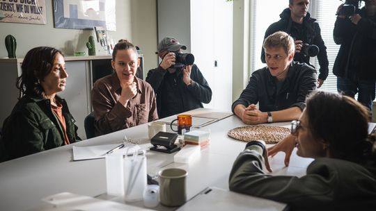 „Wróg” na planie filmowym w Gdańsku. Zdjęcia do nowego filmu z Łabacz i Gierszałem